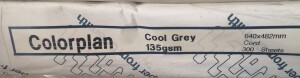 Colorplan Cool Grey 135gsm Cord Texture  M178