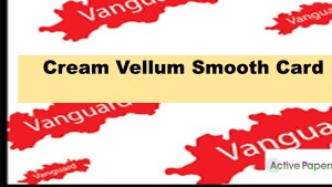 Vanguard Cream Vellum Smooth Card 300gsm A3