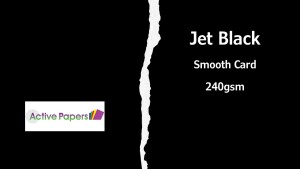 Smooth Black Card A4 240gsm